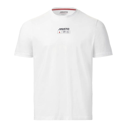 Musto Mens Flag Short Sleeve Tee - White