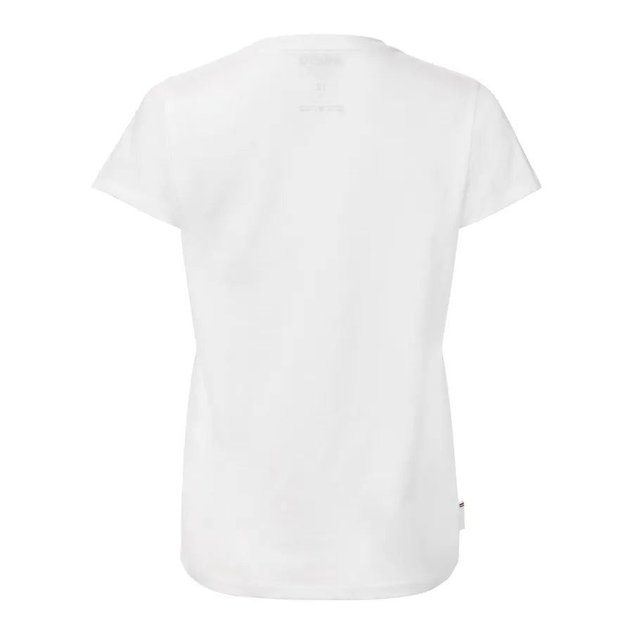 Musto Womens Original V Neck Short Sleeve Tee - White