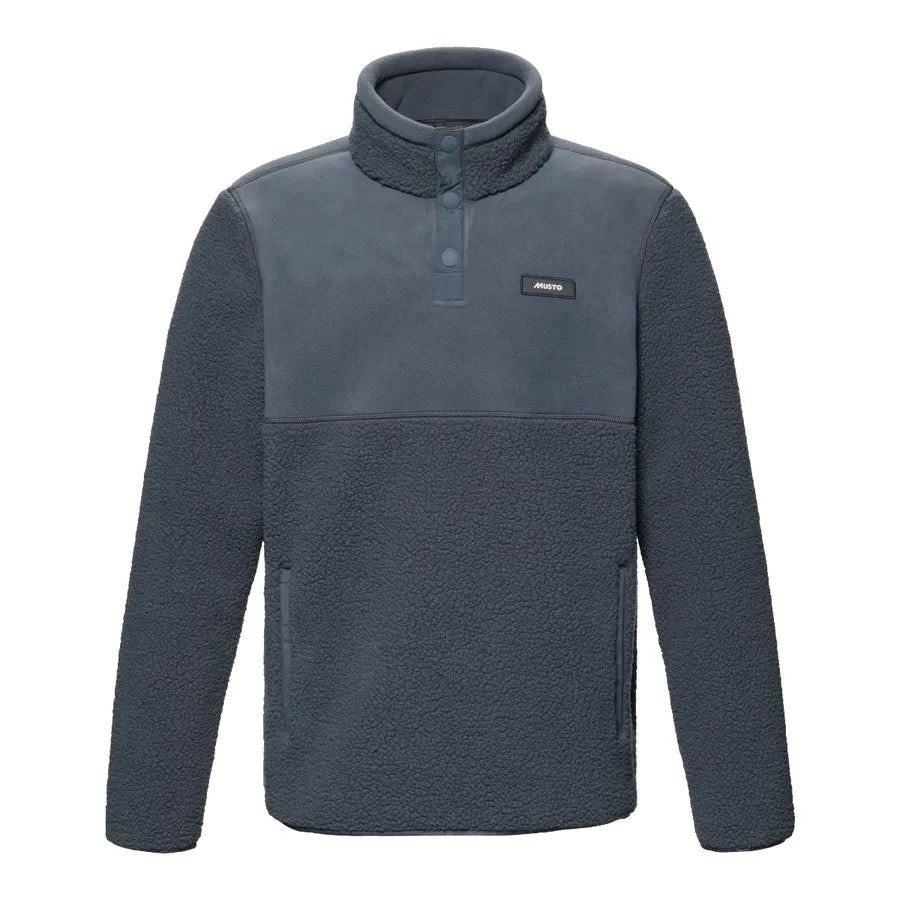 Musto Mens Cove Deep Pile Fleece - Alpine Frost
