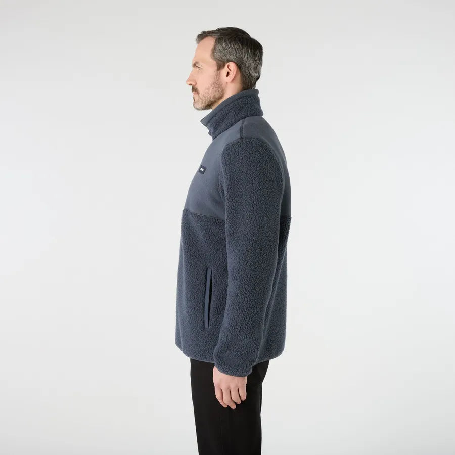 Musto Mens Cove Deep Pile Fleece - Alpine Frost