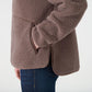 Musto Womens Cove Deep Pile Fleece Jacket - Plum Truffle
