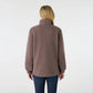 Musto Womens Cove Deep Pile Fleece Jacket - Plum Truffle