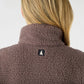 Musto Womens Cove Deep Pile Fleece Jacket - Plum Truffle