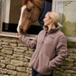 Musto Womens Cove Deep Pile Fleece Jacket - Plum Truffle