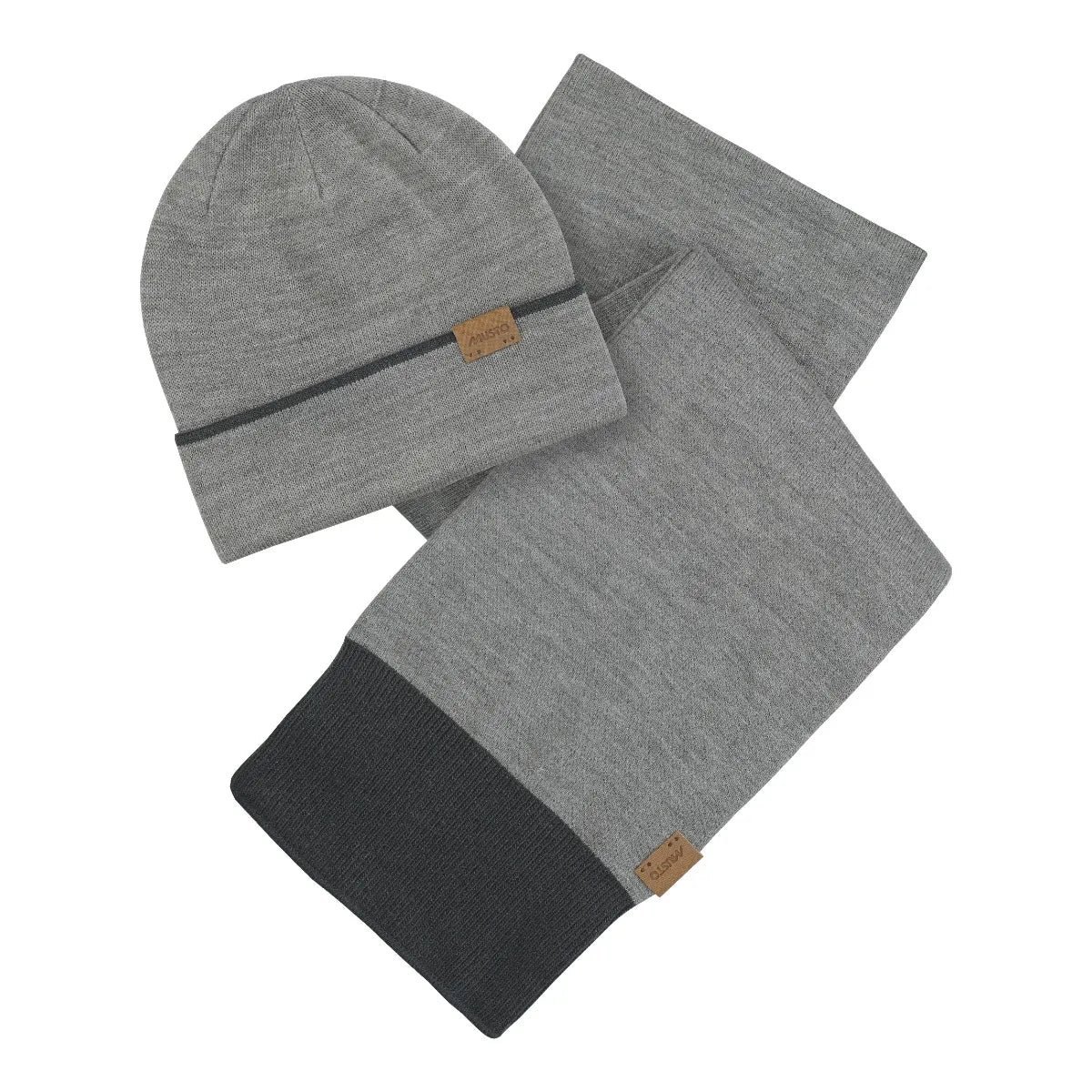 Musto Tipped Beanie & Scarf Set