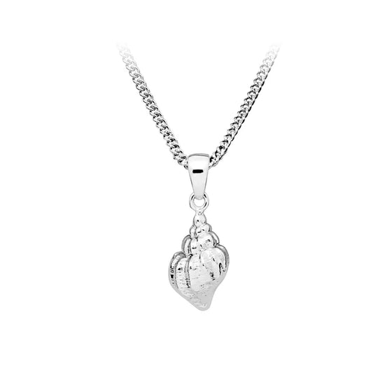 Harbour Silver Conch Shell Design Pendant