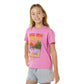 Rip Curl Girls Hayley O Relaxed Tee - Super Pink