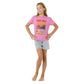 Rip Curl Girls Hayley O Relaxed Tee - Super Pink