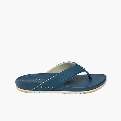 Reef Mens Cushion Bonzer - Deep Sea/White