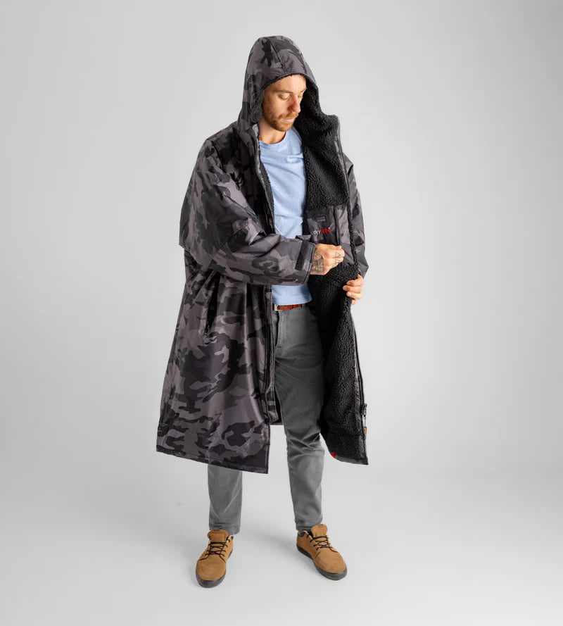 Dryrobe Advance Changing Robe - Black Camo/Black