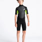 C-Skins Element 3:2 Junior Unisex Shorti - Black / Lime