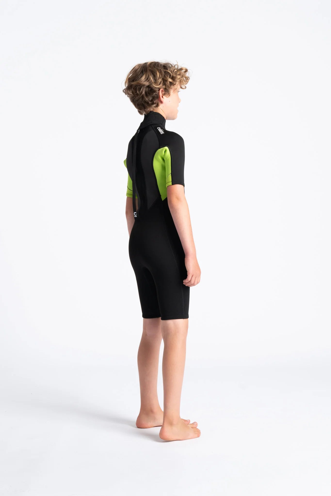 C-Skins Element 3:2 Junior Unisex Shorti - Black / Lime