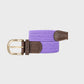 Billy Belt Elastic Woven Belt - Purple