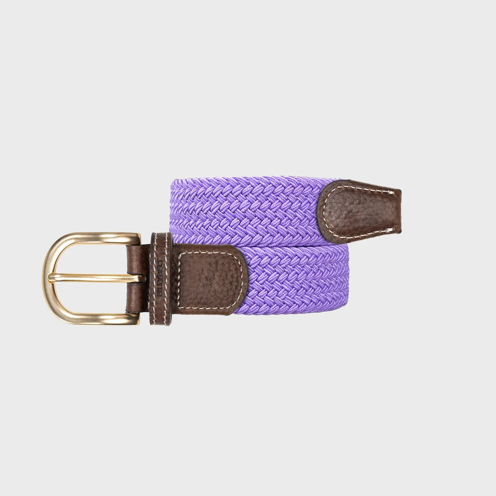 Billy Belt Elastic Woven Belt - Purple