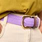 Billy Belt Elastic Woven Belt - Purple