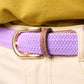 Billy Belt Elastic Woven Belt - Purple