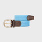 Billy Belt Elastic Woven Belt - Sky Blue