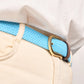 Billy Belt Elastic Woven Belt - Sky Blue