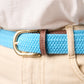 Billy Belt Elastic Woven Belt - Sky Blue