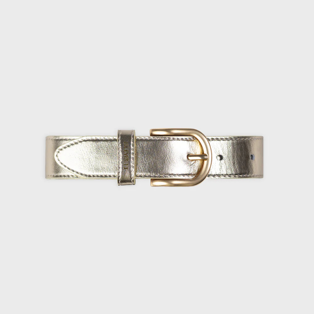 Billy Belt Leather Belt - Gold