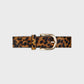 Billy Belt Leather Belt - Leopard