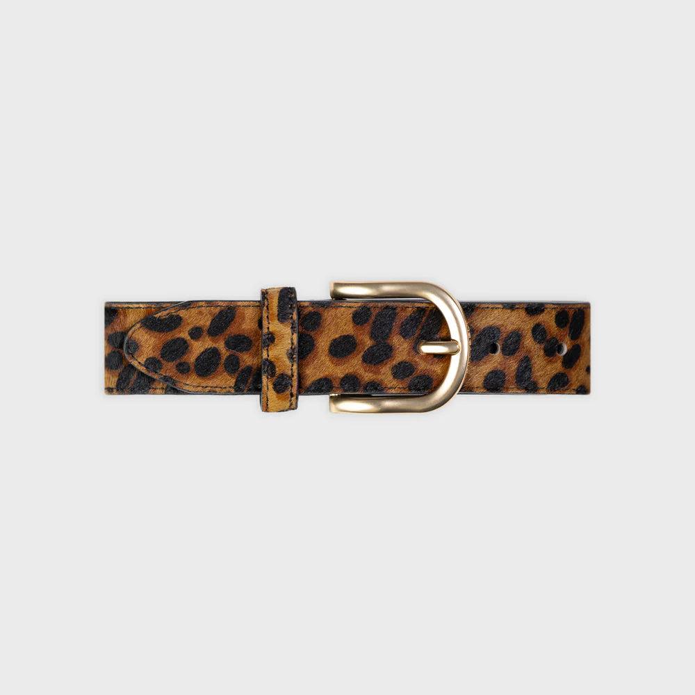 Billy Belt Leather Belt - Leopard