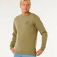 Rip Curl Wettie Icon Crew - Surplus Green