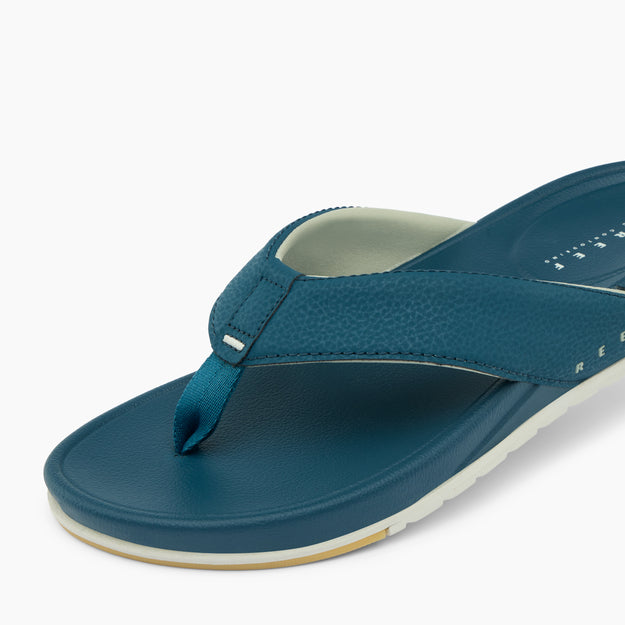 Reef Mens Cushion Bonzer - Deep Sea/White