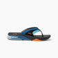 Reef Mens Fanning+ - Blue/Black/Orange