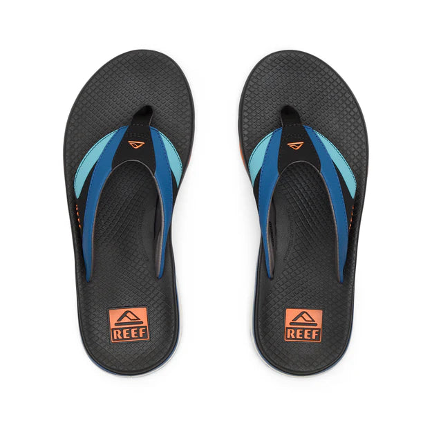 Reef Mens Fanning+ - Blue/Black/Orange