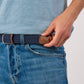 Billy Belt Woven Belt - Slate Blue