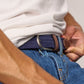 Billy Belt Elastic Woven Belt - Navy