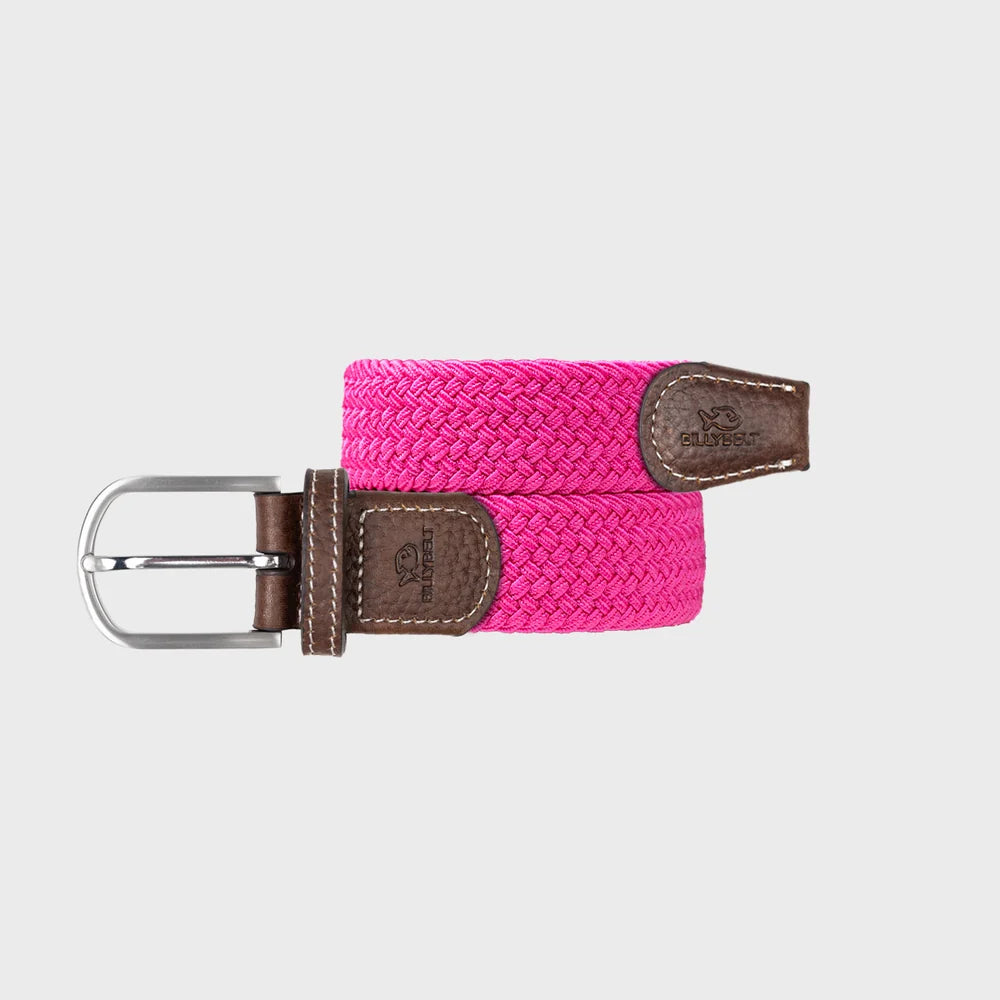 Billy Belt Woven Belt - Fuschia Pink