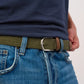 Billy Belt Woven Belt - Green Army