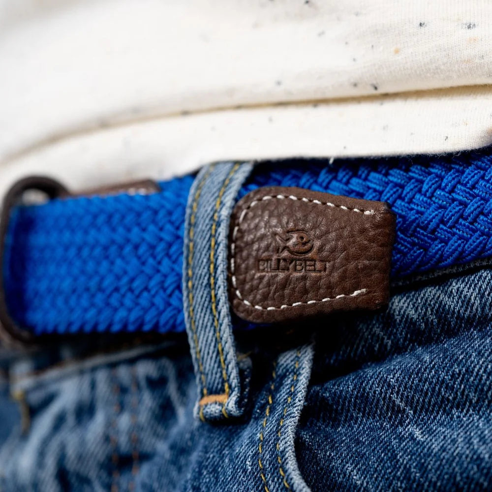 Billy Belt Woven Belt - Greek Blue