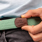 Billy Belt Woven Belt - Aqua Green