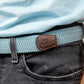 Billy Belt Woven Belt - Cloud Blue