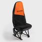 Dryrobe Single Car Seat Cover - Orange/Black