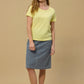 Red Green Celina T-Shirt - Yellow Pastel