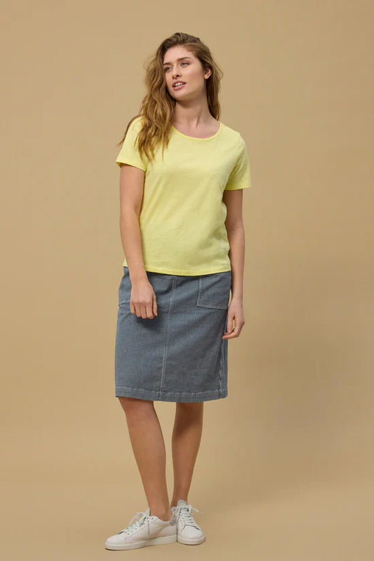 Red Green Celina T-Shirt - Yellow Pastel