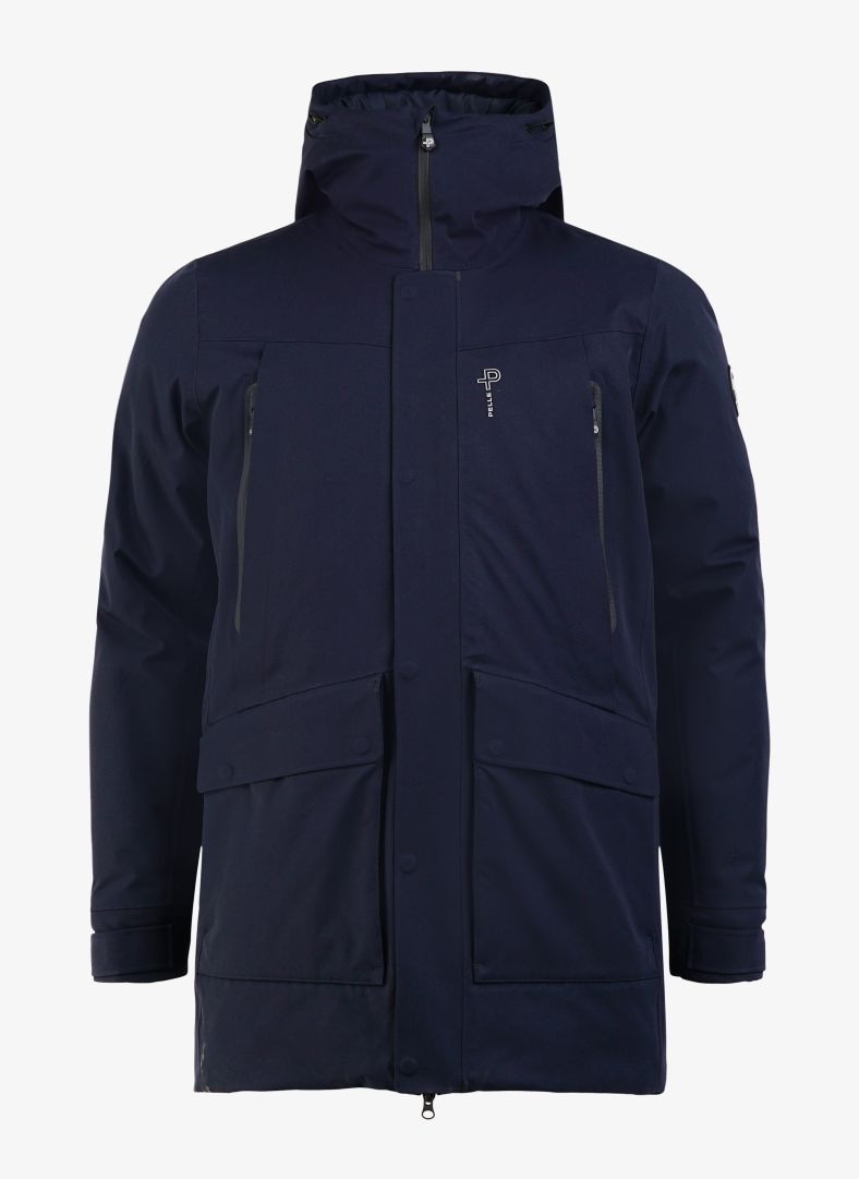 Pelle P Challenge Padded Parka - Dark Navy Blue