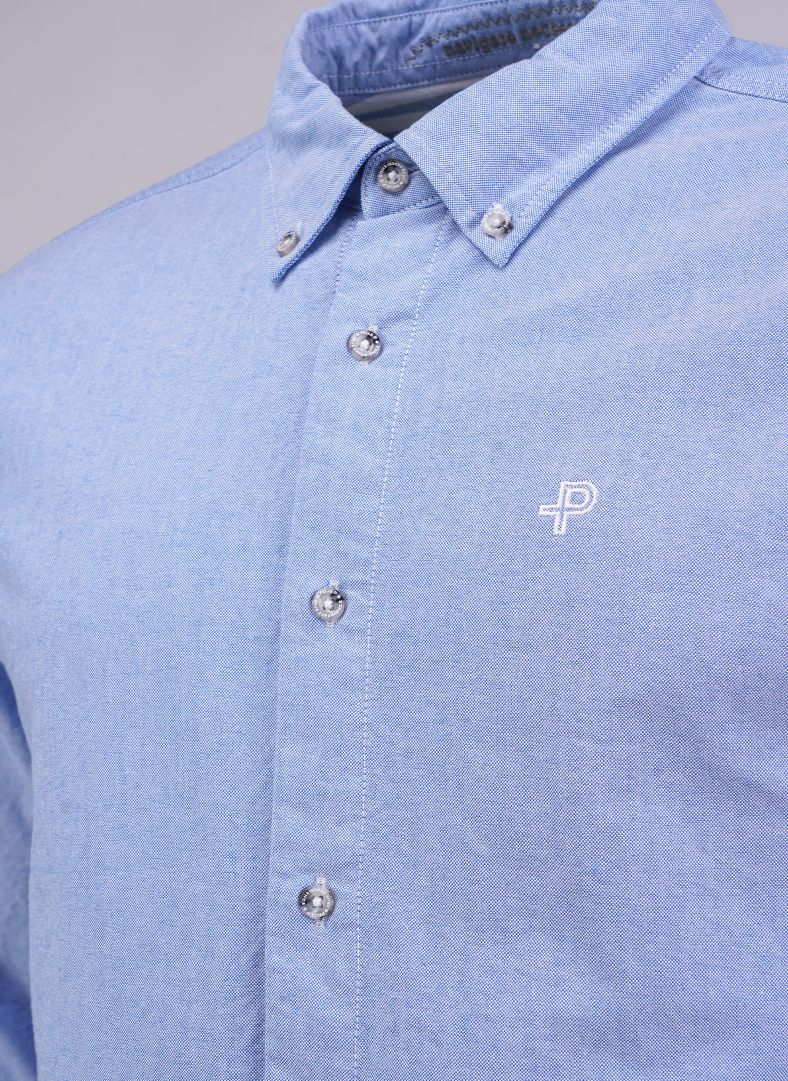 Pelle P Crew Shirt - Blue Lobster Melange