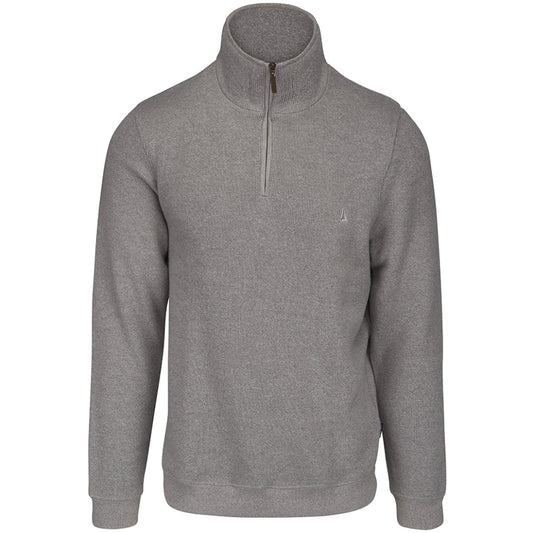 Sea Ranch Cromwell Half Zip Sweater - Grey Melange