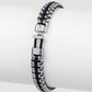 Pig & Hen Catena Venetian 7mm - Navy/Silver