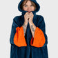 Dryrobe Full-Zip Organic Towel Robe - Deep Sea Blue