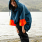 Dryrobe Full-Zip Organic Towel Robe - Deep Sea Blue