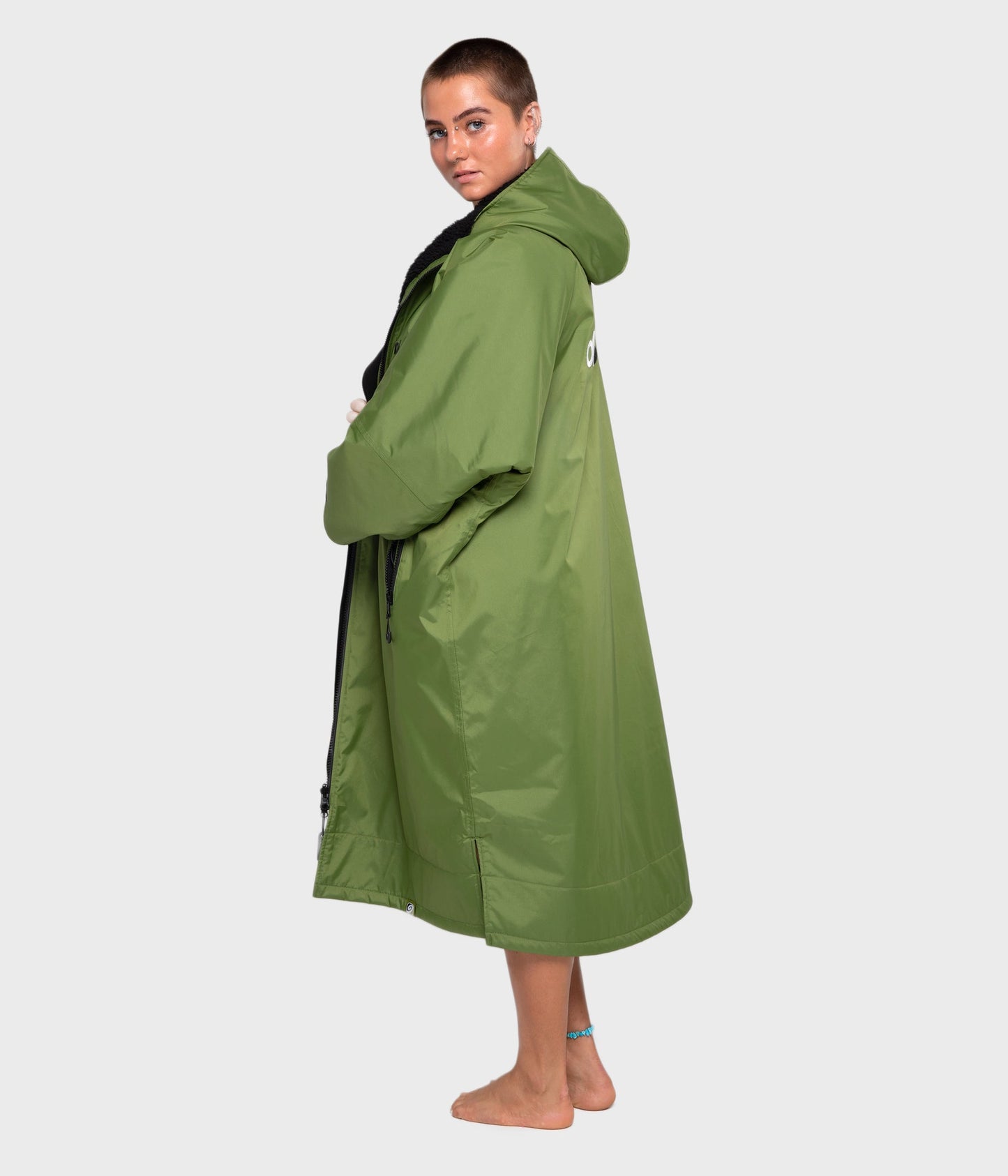 Dryrobe Advance Long Sleeve - Dark Green/Black