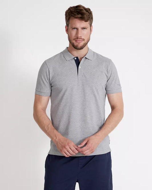 Holebrook Beppe Polo - Light Grey Melange