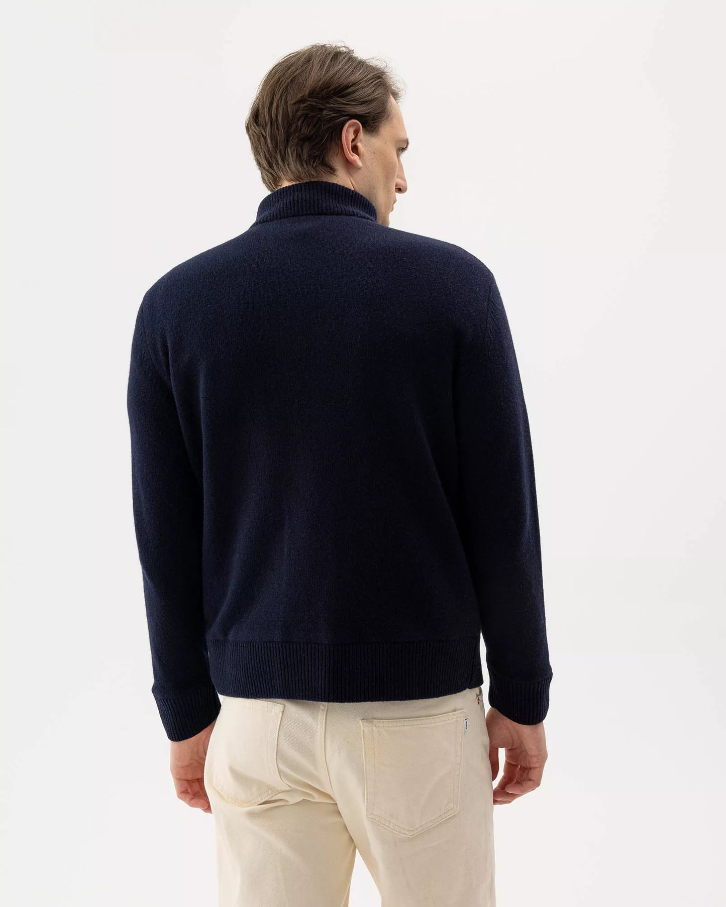 Holebrook Bosse T-Neck Windproof - Navy