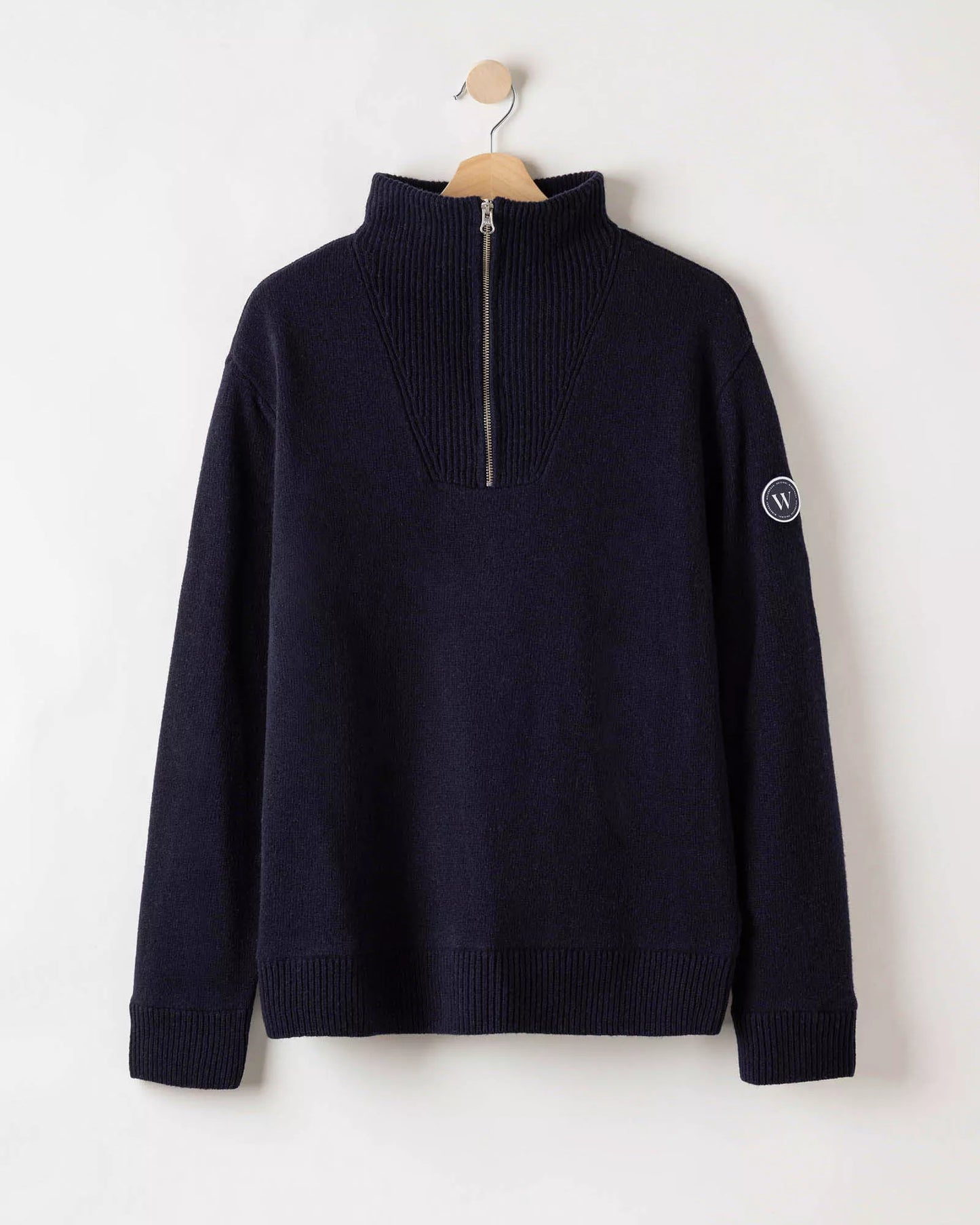 Holebrook Bosse T-Neck Windproof - Navy